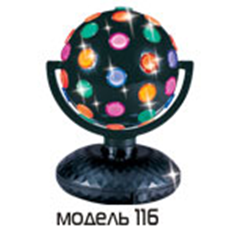 Диско-шар 220V 25W Funray-116 настольный d-16,8см