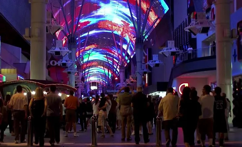 Светодиодный экран в Лас-Вегасе