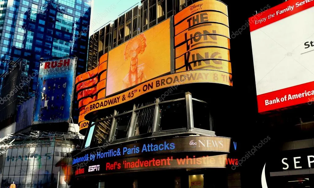 Экран на Таймс-сквер