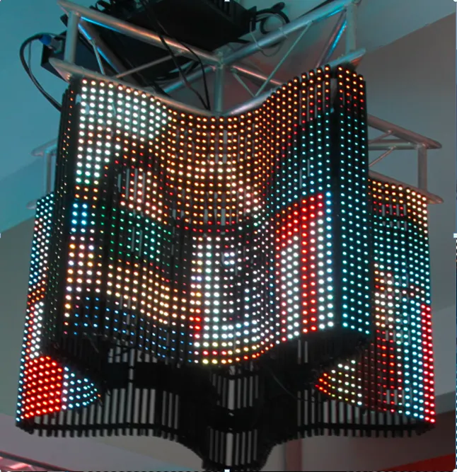 Гибкие медиафасады, что это такое и где их применяют