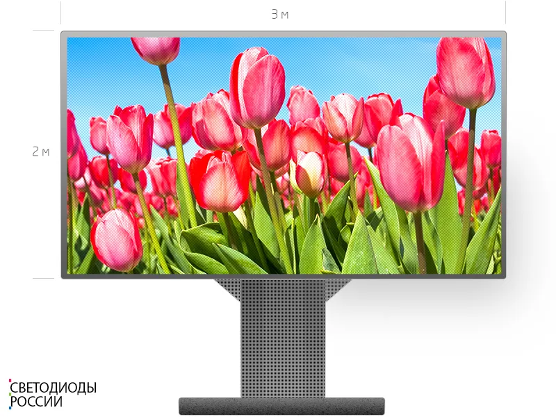 Монтаж светодиодных экранов